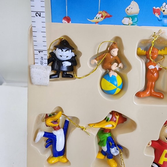 Universal Studios Retro Cartoon Characters 12pc Mini Hanging Ornaments NEW - Picture 11 of 12